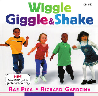 the album cover for Richard Gardzina/Rae Pica - Wiggle, Giggle & Shake