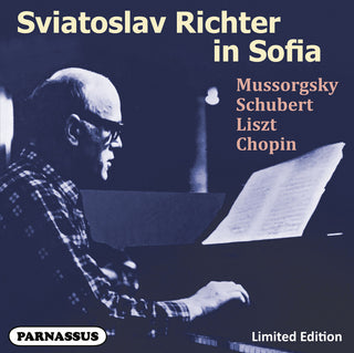 the album cover for Sviatoslav Richter - Sviatoslav Richter In Sofia (Legendary Concerts