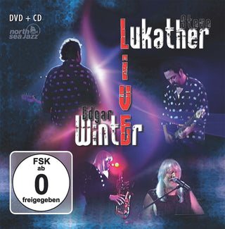 the album cover for Lukather, Steve / Winter, Edgar - Live At North Sea Festival 2000