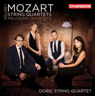 the album cover for Mozart / Doric String Quartet - String Quartets 1 (2pk)