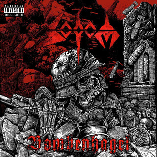 the album cover for Sodom - Bombenhagel
