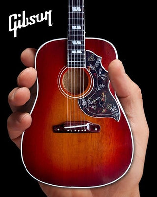 Axe Heaven- Gibson Hummingbird Vintage Cherry Sunburst 10 Inch Miniature Acoustic Guitar (Large Item, Collectible, Figure)