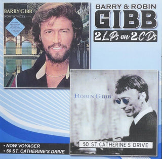 the album cover for Barry & Robin Gibb - Now Voyager / 50 St Catherine's Drive (2pk)