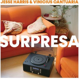 the album cover for Jesse Harris  / Cantuaria,Vinicius - Surpresa
