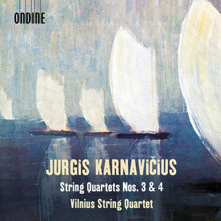 the album cover for Karnavicius / Vilnius String Quartet - String Quartets 3 & 4