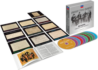 the album cover for Beethoven / Lindsay String Quartet - Beethoven: Complete String Quartets (Box) [Limited Edition]