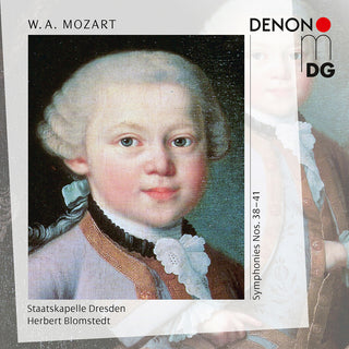 the album cover for Mozart / Dresden - Symphonies 38-41 (2pk)