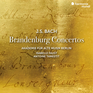 the album cover for Akademie Fur Alte Musik Berlin - Bach: Brandenburg Concertos