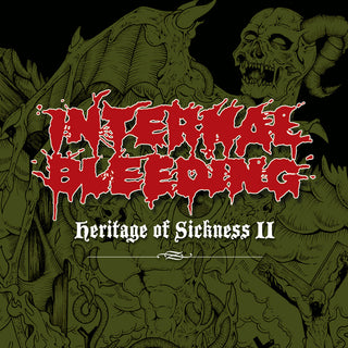the album cover for Internal Bleeding - Heritage Of Sickness 2