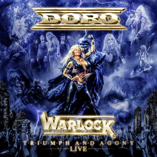 the album cover for Doro - Warlock - Triumph & Agony Live [CD + Blu-Ray]