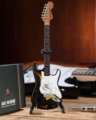 Axe Heaven- Jimi Hendrix Fender Stratocaster Signature Burnt 10 Inch Miniature Guitar (Large Item, Collectible, Figure)