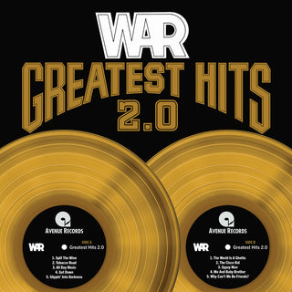 the album cover for War - Greatest Hits 2.0
