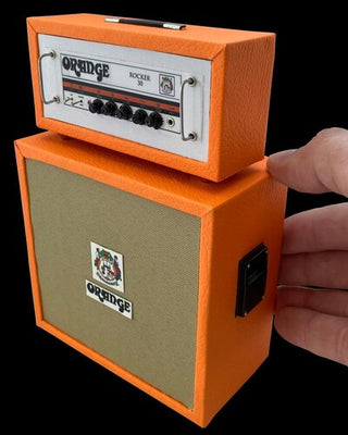 Axe Heaven- Orange ROCKER 30 Stack Guitar Amplifier 1:4 Scale Miniature Replica (Collectible, Figure, Orange)
