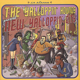 the album cover for Yalloppin Hounds - New Yallopin City