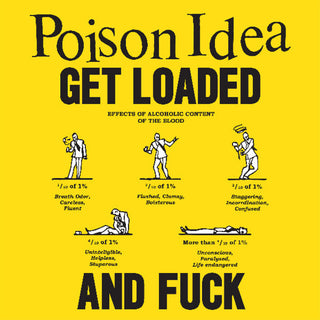the album cover for Poison Idea - Get Loaded & Fuck