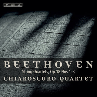 the album cover for Beethoven / Chiaroscuro Quartet - String Quartets 18 1-3 (Hybr)