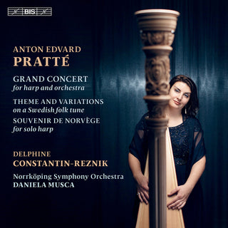 the album cover for Pratte / Constantin-Reznik / Norrkoping Symphony - Works For The Harp (Hybr)