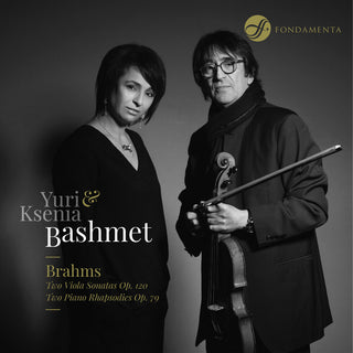 the album cover for Brahms / Bashmet - Viola Sonatas 120 1 & 2 & Two Rhapsodies 79