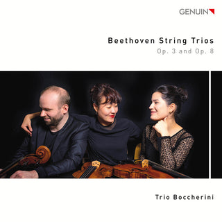 the album cover for Beethoven / Trio Boccherini - String Trios 3 & 8
