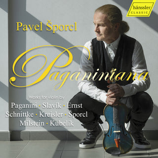 the album cover for Ernst / Sporcl - Paganiniana