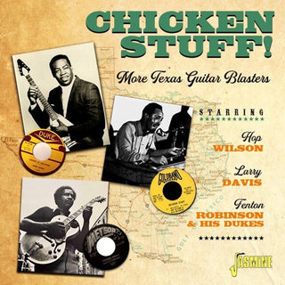 the album cover for Various Artists - Chicken Stuff! - More Texas Guitar Blasters / Various