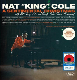 Nat King Cole-  A Sentimental Christmas with Nat King Cole and Friends: Cole Classics Reimagined (Red Vinyl)