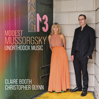 the album cover for Mussorgsky / Booth / Glynn - Unorthodox Music