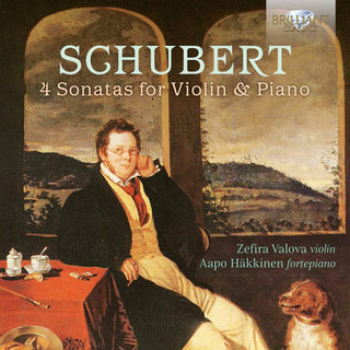 the album cover for Schubert / Valova / Hakkinen - 4 Sonatas For Violin & Piano