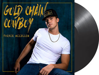 the album cover for Parker McCollum - Gold Chain Cowboy [LP]