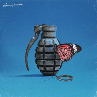 the album cover for Between You & Me - Armageddon