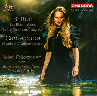 the album cover for Britten / Eriksmoen / Gardner - Vocal Works (Hybr)