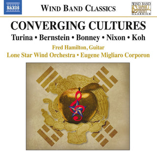 the album cover for Eugene Migliaro Corporon - Coverging Cultures