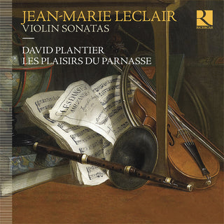 the album cover for Leclair / Plantier / Plaisirs Du Parnasse - Violin Sonatas