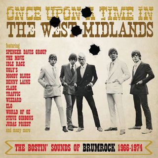 the album cover for Various Artists - Once Upon A Time In The West Midlands: Bostin' Sounds Of Brumrock 1966-1974 / Various