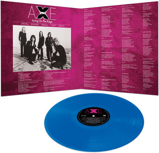 Axe- Living On The Edge (Blue Vinyl)