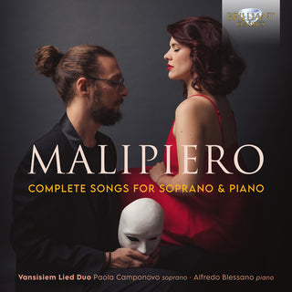 the album cover for Malipiero / Vanisiem Lied Duo - Complete Songs For Soprano (3pk)