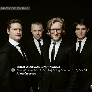 the album cover for Korngold / Alma Quartet - String Quartets 2 & 3