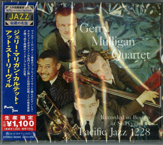 the album cover for Gerry Mulligan - Gerry Mulligan Quartet At Storyville