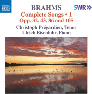the album cover for Brahms / Pregardien / Eisenlohr - Complete Songs 1