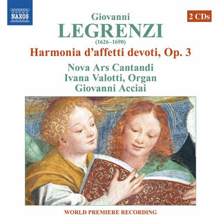 the album cover for Legrenzi / Nova Ars Cantandi / Acciai - Harmonia D'affetti Devoti (2pk)