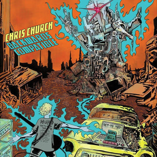 the album cover for Chris Church - Backwards Compatible