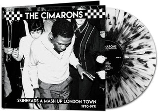 The Cimarons- Skinheads A Mash Up London Town 1970-1971 (Black & White Splatter)