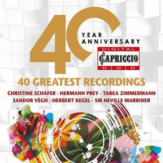 the album cover for J Bach .S. / Schafer / Zimmermann - Capriccio 40th Anniversary (2pk)