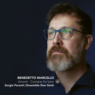 the album cover for Marcello / Foresti / Ensemble Due Venti - Cantatas For Bass