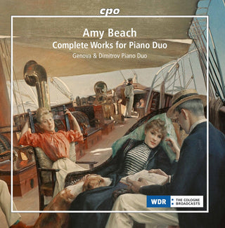 the album cover for Beach / Genova & Dimitrov Piano Duo - Complete Works For Piano Duo