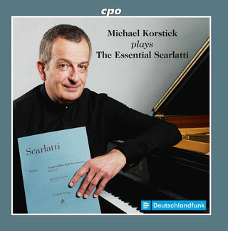 the album cover for Scarlatti / Korstick - 37 Keyboard Sonatas (2pk)