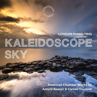 the album cover for Cooman / London Piano Trio - Kaleidoscope Sky