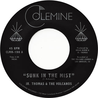 the album cover for Jr. Thomas & The Volcanos - Sunk In The Mist