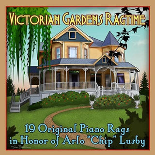 the album cover for Victorian Gardens Ragtime / Various - Victorian Gardens Ragtime / Various