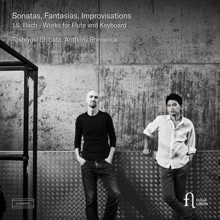 the album cover for J Bach .S. / Romaniuk / Shibata - Sonatas Fantasias
